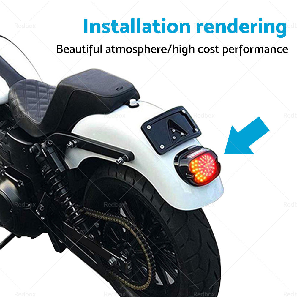 {{ LED Rear Tail Light Brake Smoke Suitable For Harley Touring Dyna Glide Softail }} - Buy Car Parts Online at {{ Kaka Auto Parts }}.