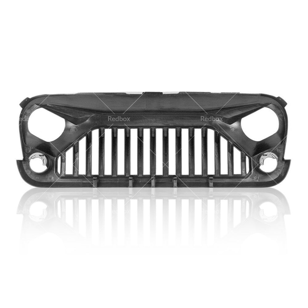 Black Front Gladiator Grille Vander Grill For Jeep Wrangler JK Unlimited 2007-18