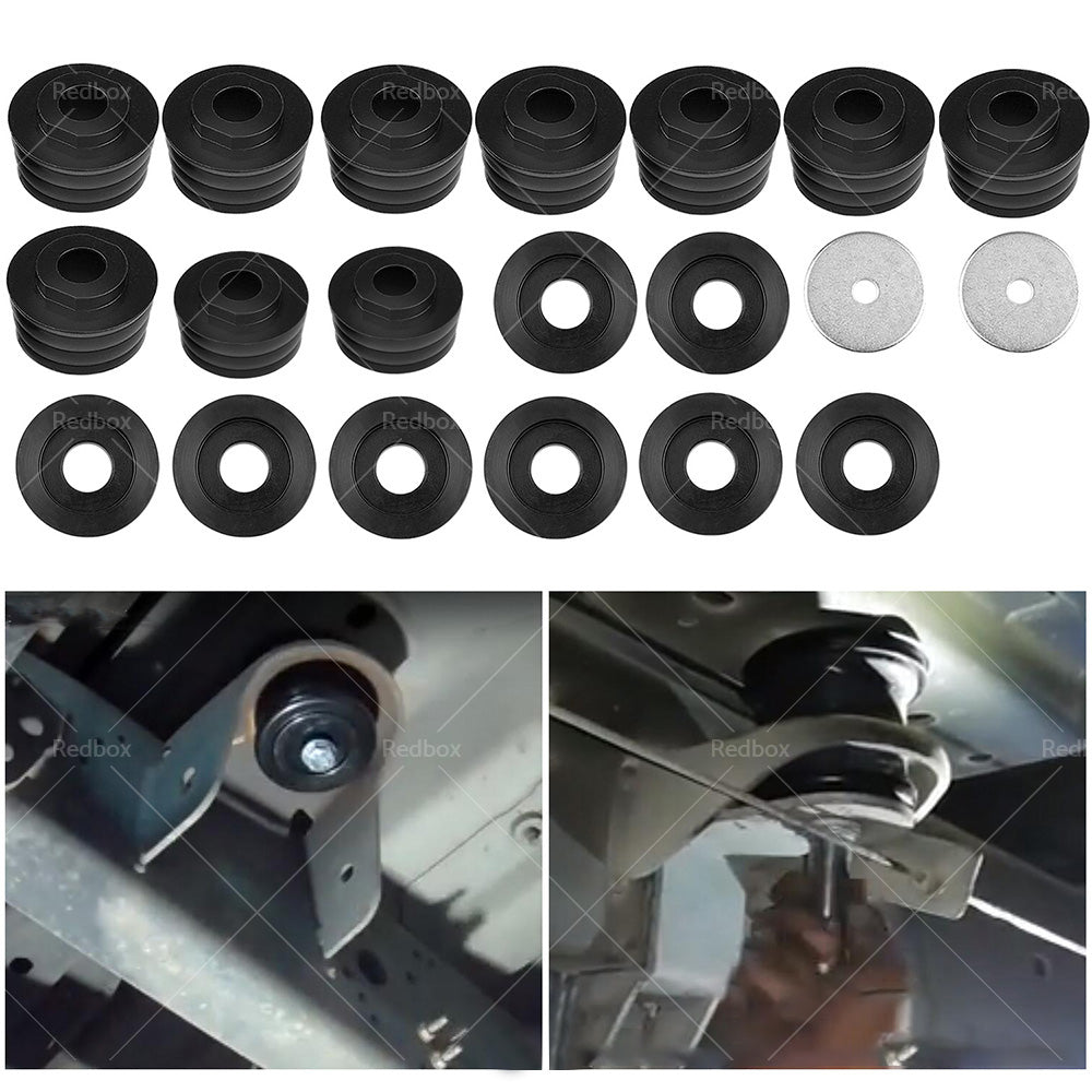 {{ 20PCS Polyurethane Body Mounts KF04050BK Suitable for Ford F250 F350 2 or 4WD 99-18 }} - Buy Car Parts Online at {{ Kaka Auto Parts }}.