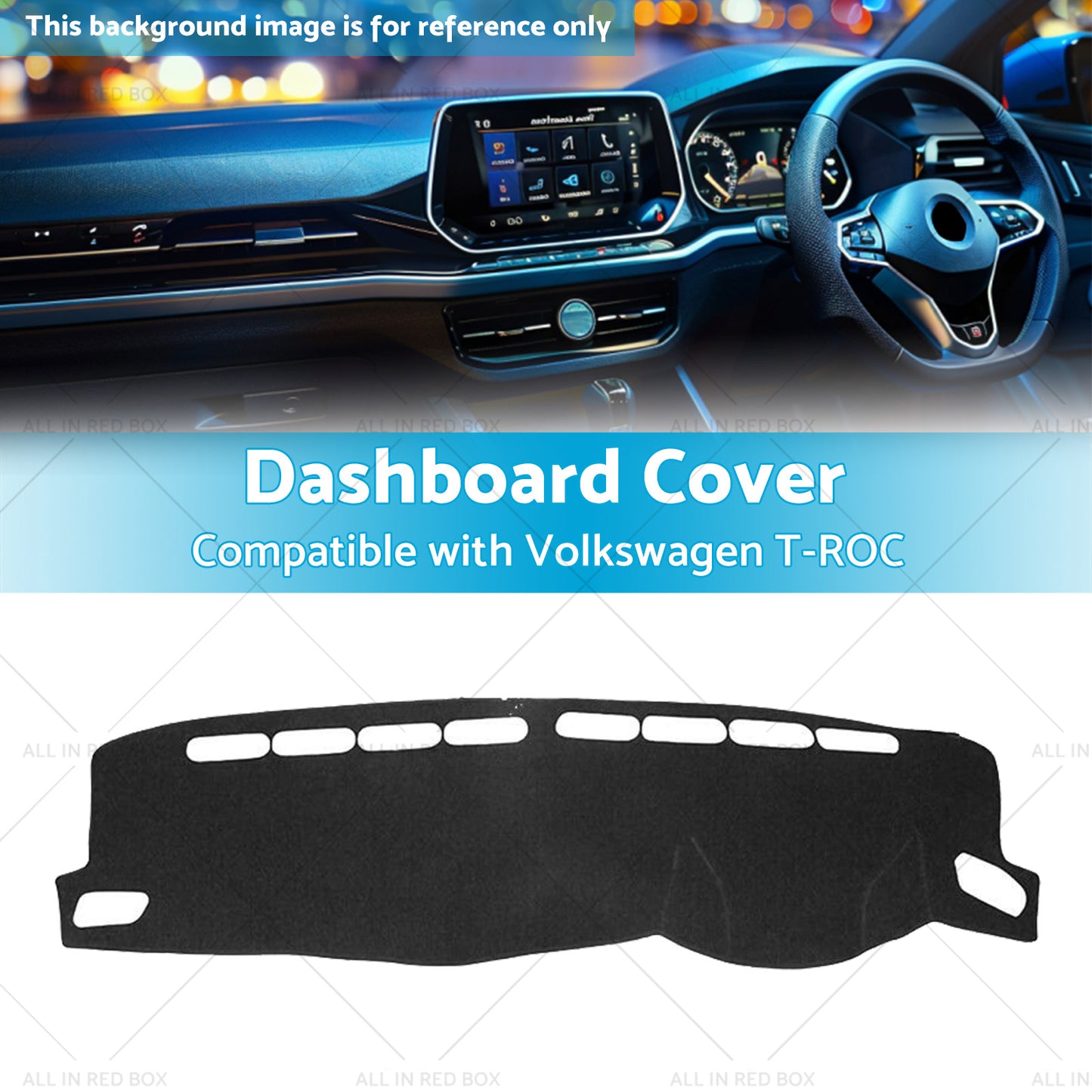 {{ Dash Mat Suitable For Volkswagen VW T-ROC A11 2017-2021 Dashboard Cover Non-Slip }} - Buy Car Parts Online at {{ Kaka Auto Parts }}.