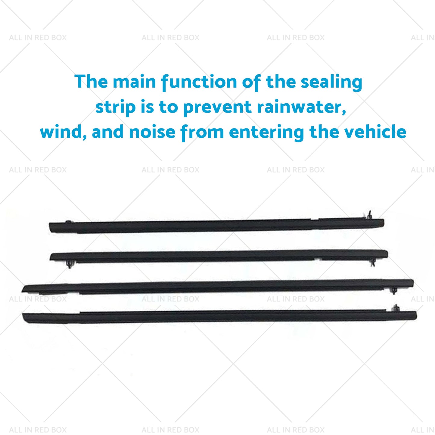 {{ 4pcs Window Door Belt Weather Strips Suitable for Honda Civic 06-11 }} - Buy Car Parts Online at {{ Kaka Auto Parts }}.