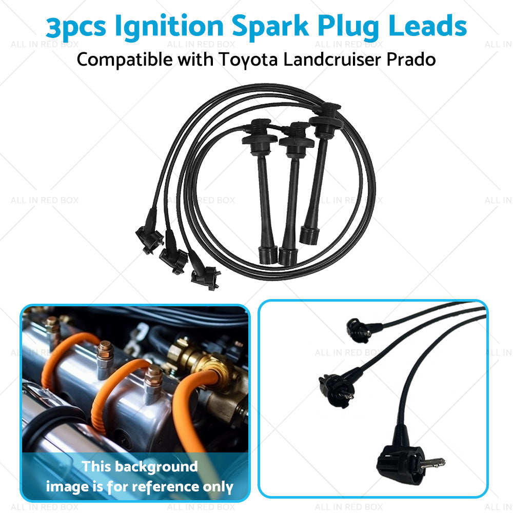 {{ Ignition Spark Plug Leads Suitable for Toyota Landcruiser Prado 3. 4L V6 96-05 }} - Buy Car Parts Online at {{ Kaka Auto Parts }}.