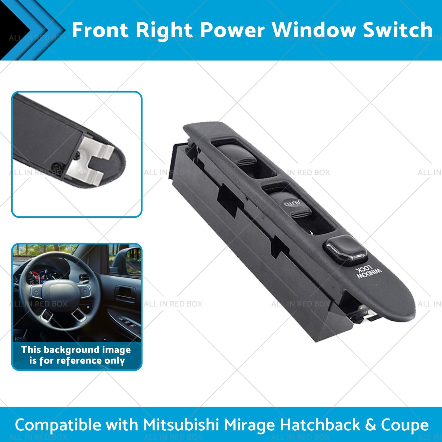 {{ Right Power Window Switch Main Control Suitable For Satria Arena Mirrage Jumbuck }} - Buy Car Parts Online at {{ Kaka Auto Parts }}.