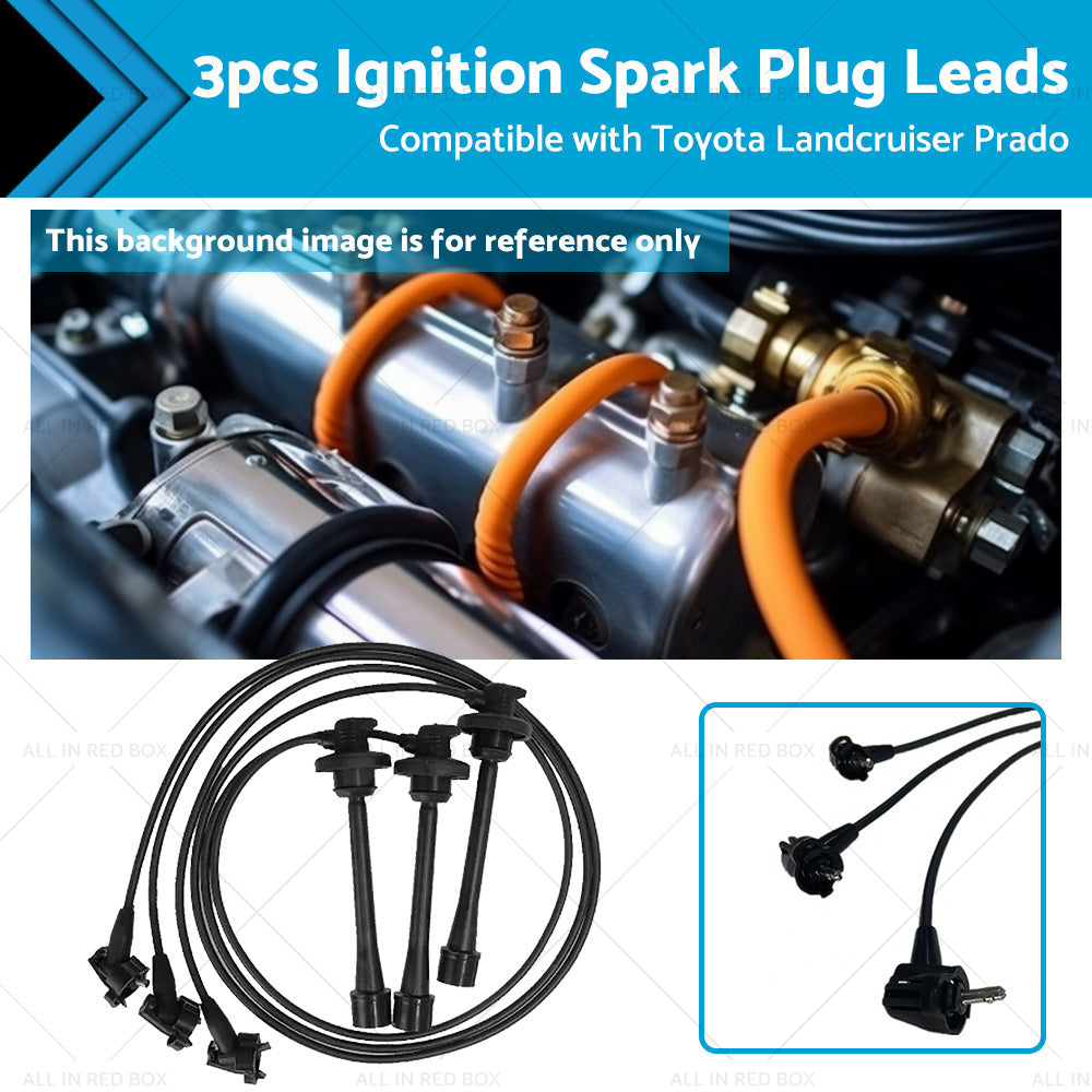 {{ Ignition Spark Plug Leads Suitable for Toyota Landcruiser Prado 3. 4L V6 96-05 }} - Buy Car Parts Online at {{ Kaka Auto Parts }}.