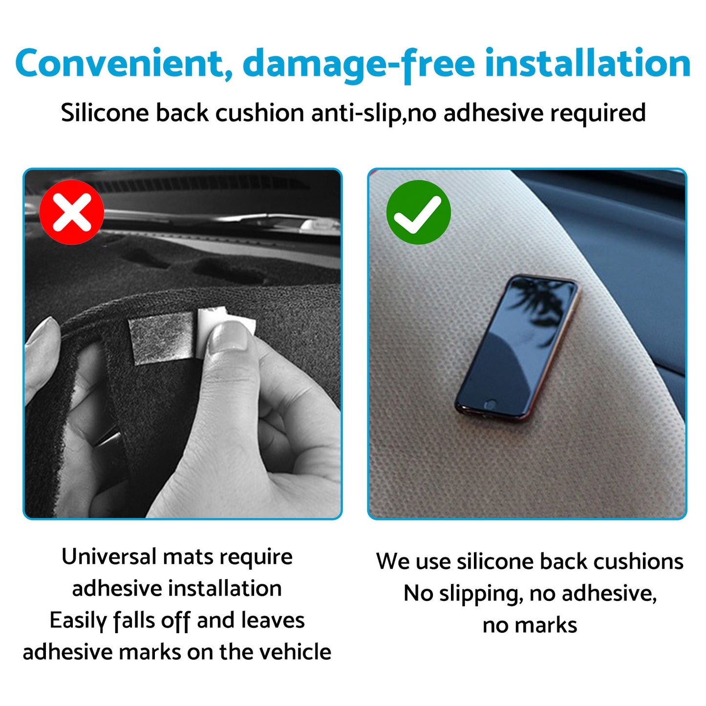 {{ Dash Mat Microfiber Leather Dashboard Cover Suitable For Mazda CX-5 w/ HUD 22-25 }} - Buy Car Parts Online at {{ Kaka Auto Parts }}.