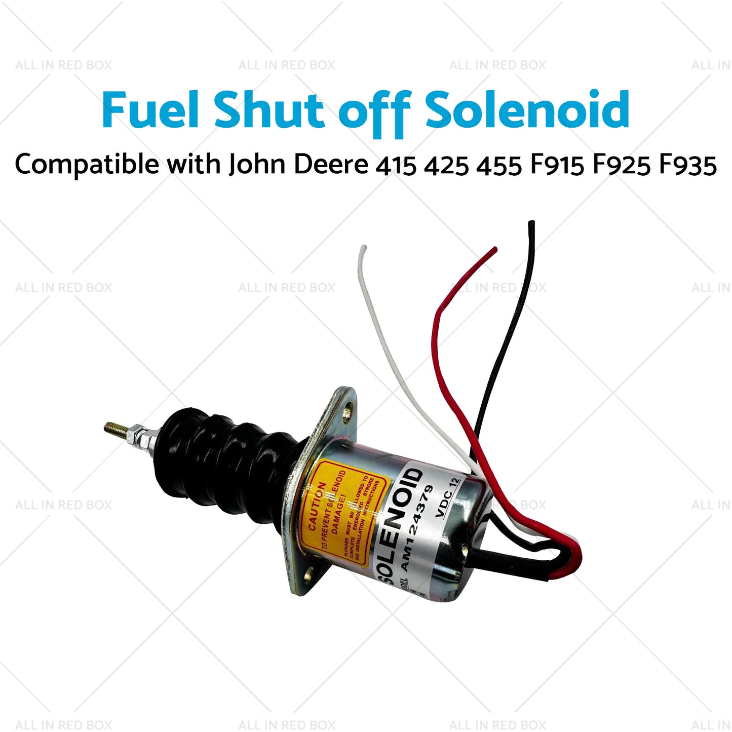 {{ Fuel Shut off Solenoid Suitable for John Deere F915 F925 F935 415 425 455 }} - Buy Car Parts Online at {{ Kaka Auto Parts }}.