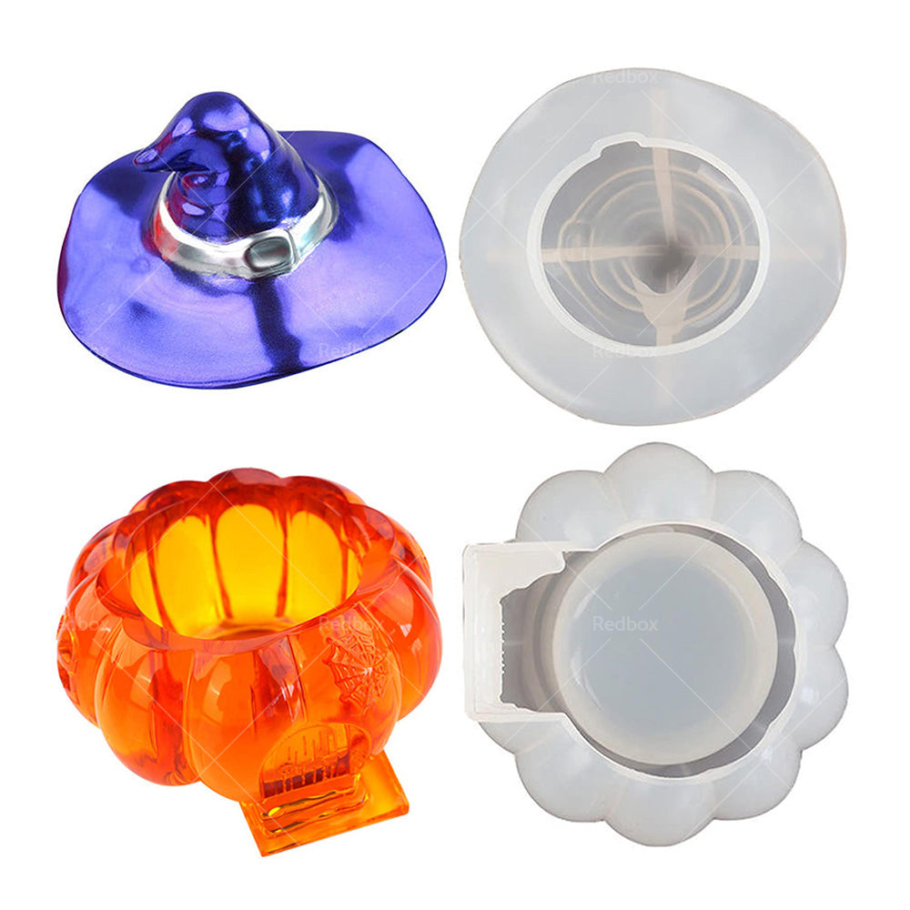 Pumpkin Jar Silicone Mold DIY Storing Candy Container Resin Epoxy Casting Craft