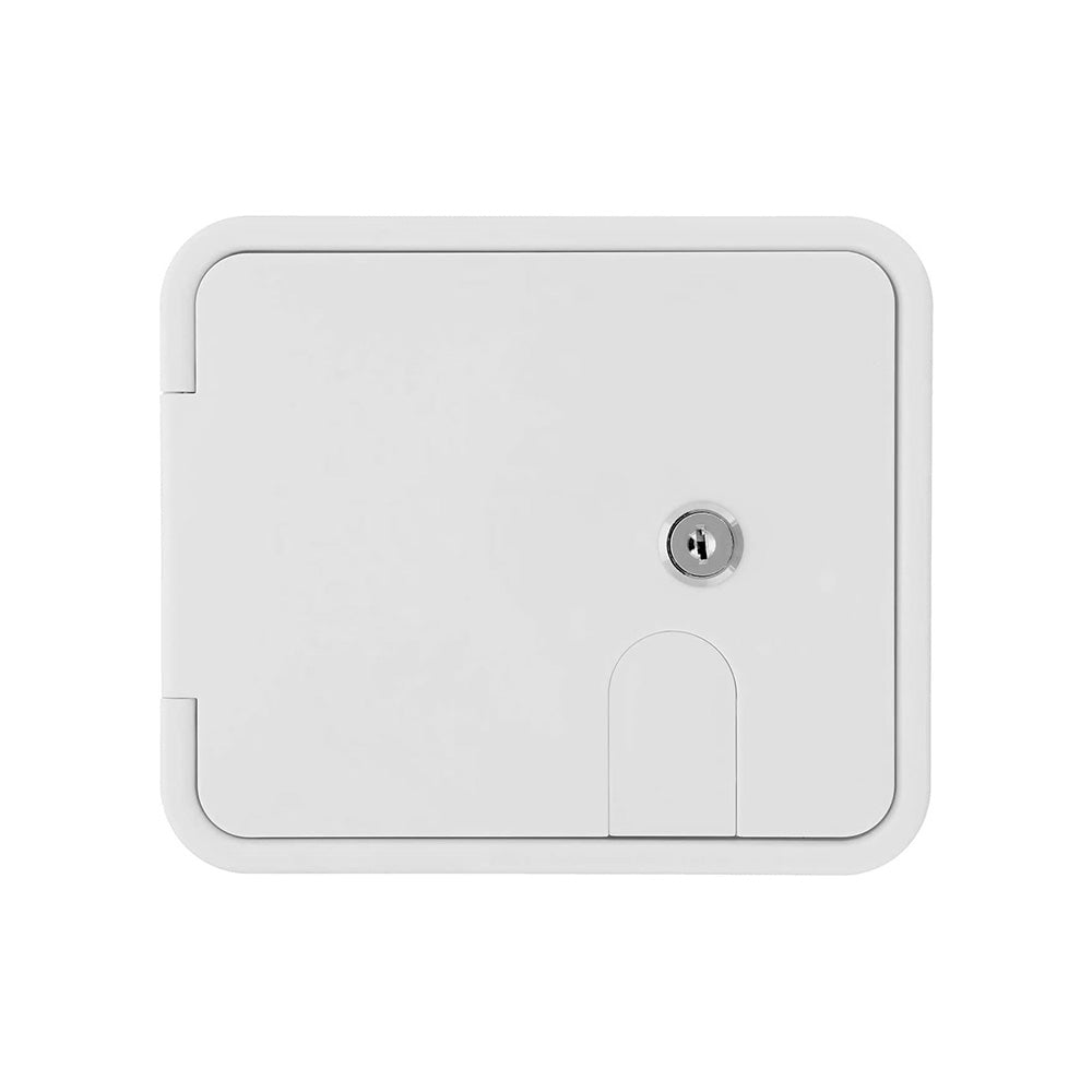 Caravan Utility Door Access Hatch Rectangle 194x165mm Suitable For RV Motorhome With Lock
