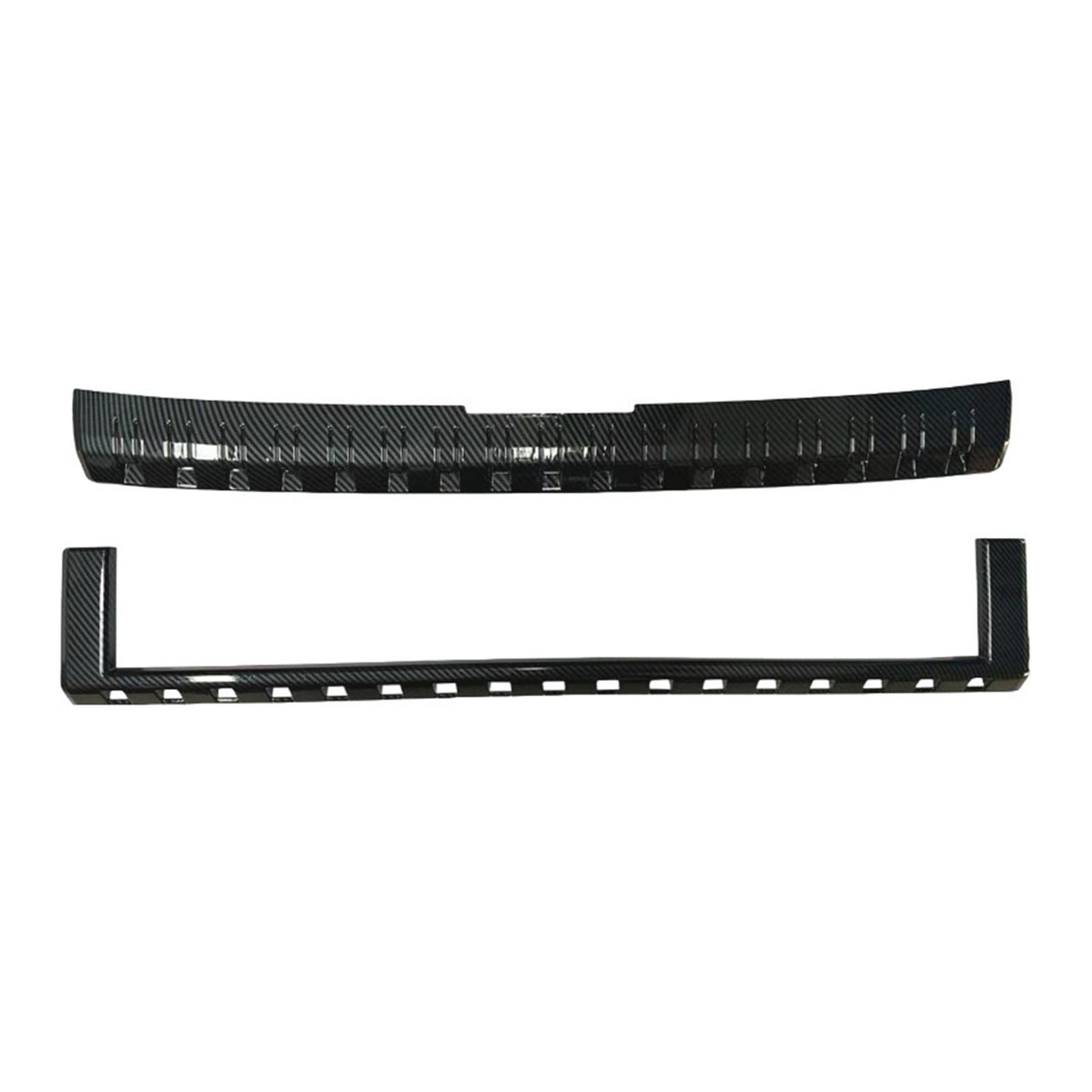 Carbon Fiber Front Center Grille Cover Trim Suitablefor Toyota Prado LC250 2024+