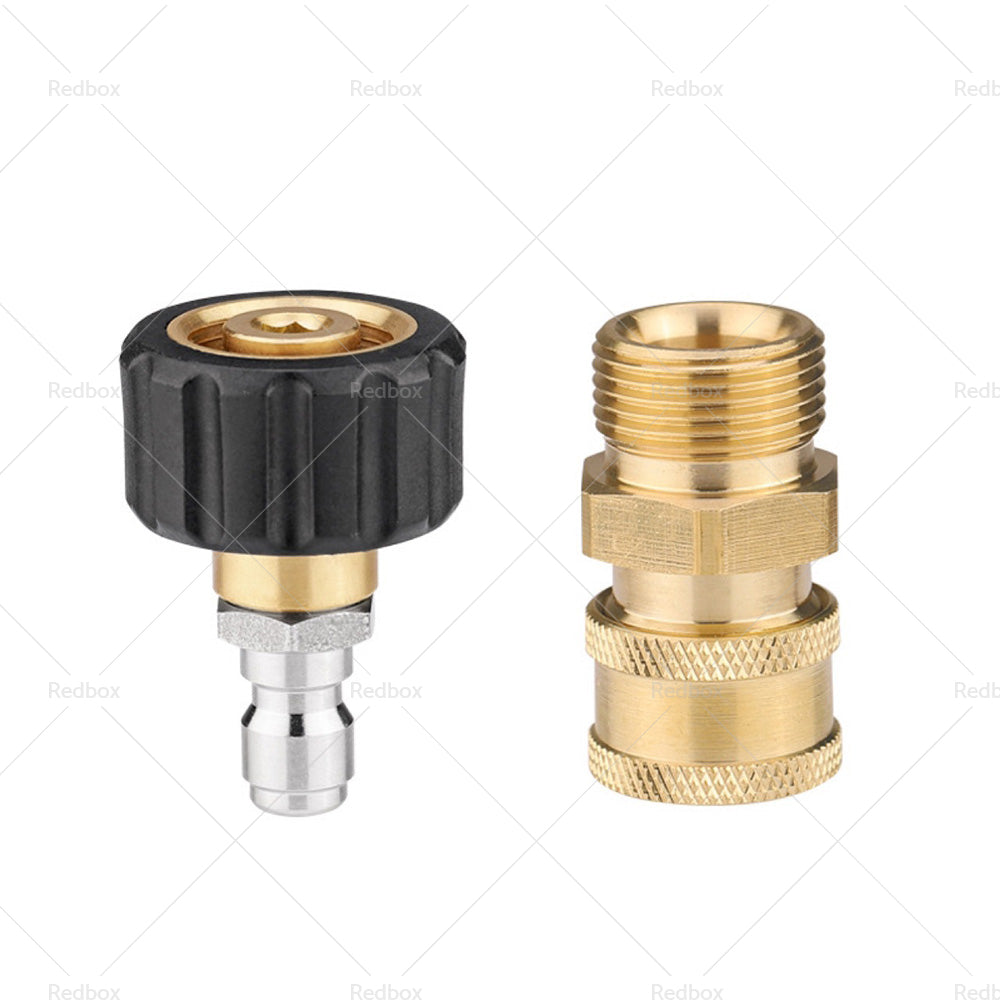1Pair Pressure Washer Adapter 1 or 4 inch Quick Connect Coupler Kit M22-14 Adapter