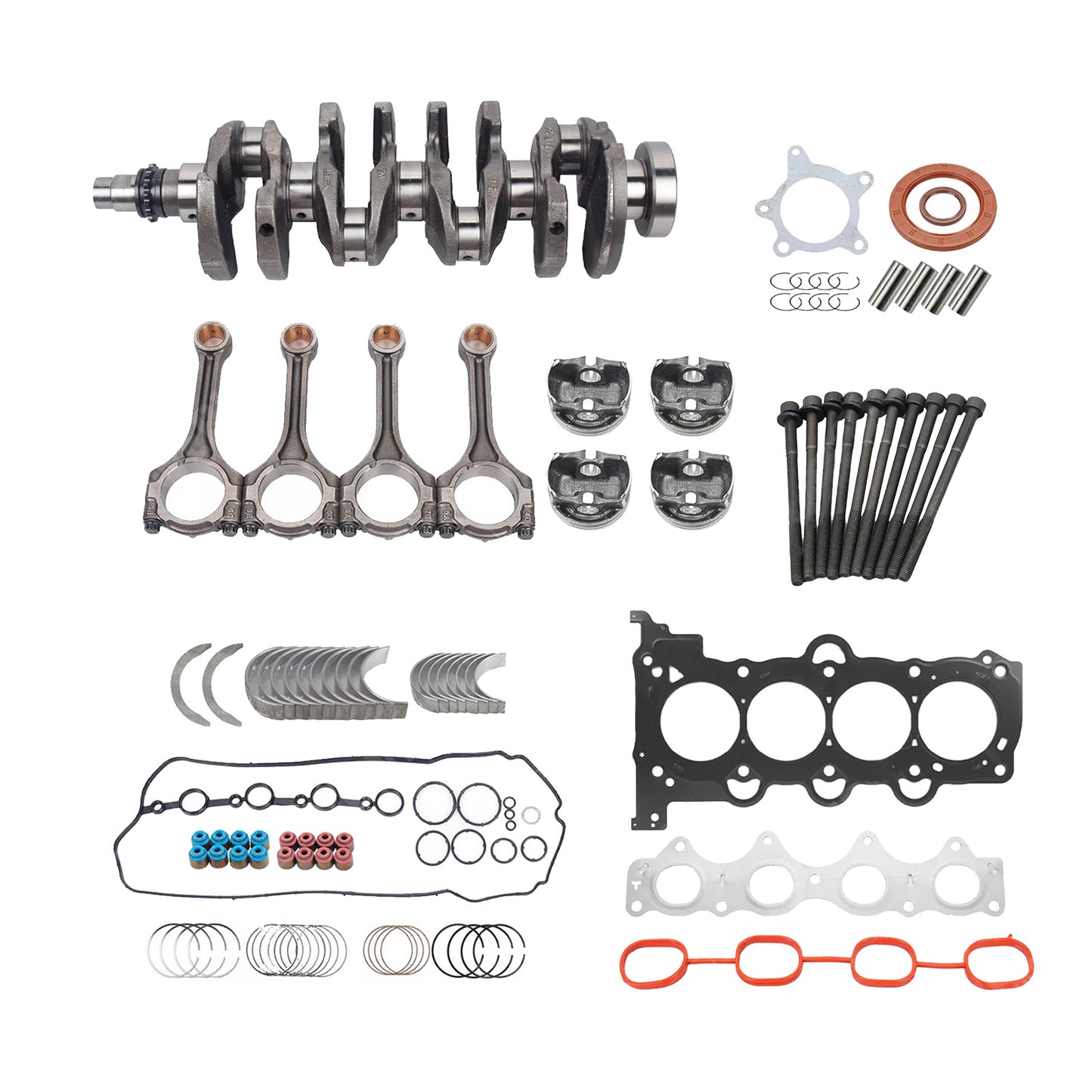 Crankshaft & Connecting Rods & Bearings Suitable For Hyundai Kia G4FJ 1.6T