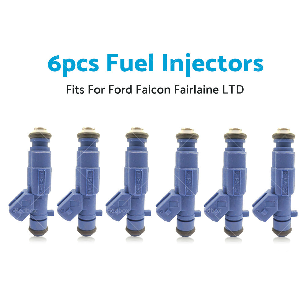 6x Fuel Injectors 0280156123 For Ford BA BF Falcon XT Fairlaine XR6 Territory SY