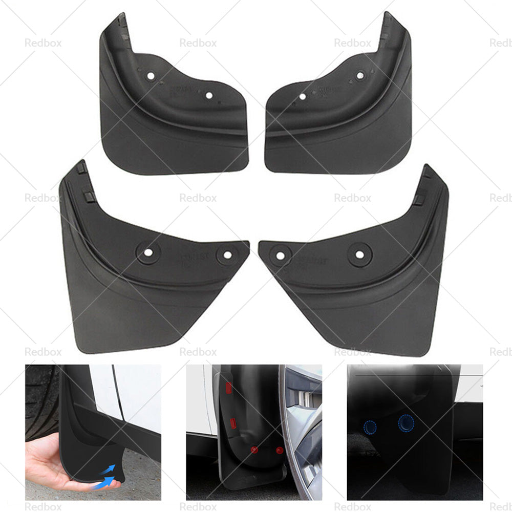 4Pcs FrontRear Mud Flaps Splash Guards Fender TPE Fits For Tesla Model Y