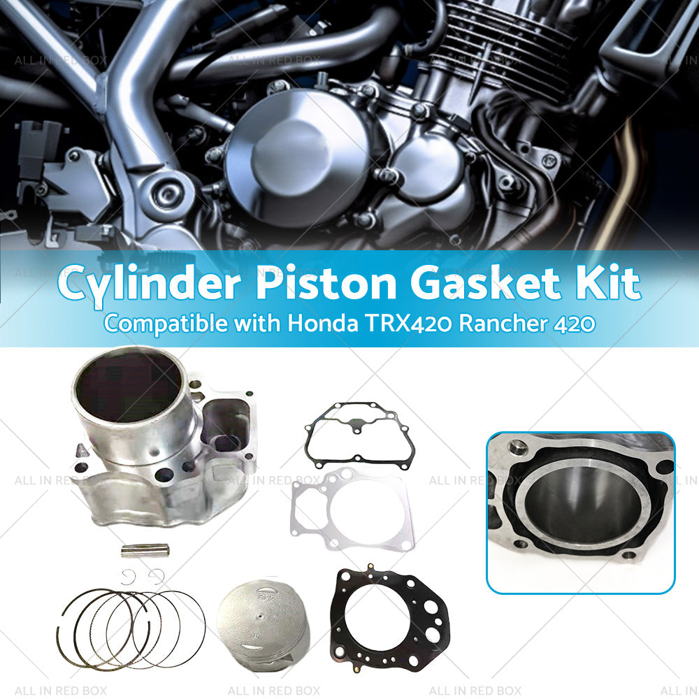 {{ Cylinder Piston Ring Gasket Kit for Honda TRX420 F TRX420 Rancher 420 2007-2022 }} - Buy Car Parts Online at {{ Kaka Auto Parts }}.