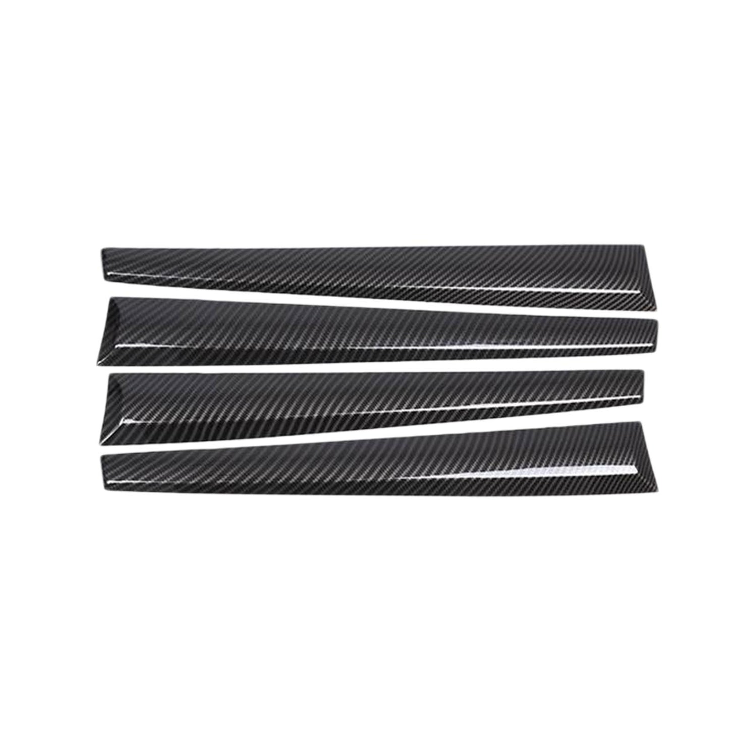 4X Carbon ABS Interior Door Panel Cover Trim Suitable For Toyota Hilux 2015-2021