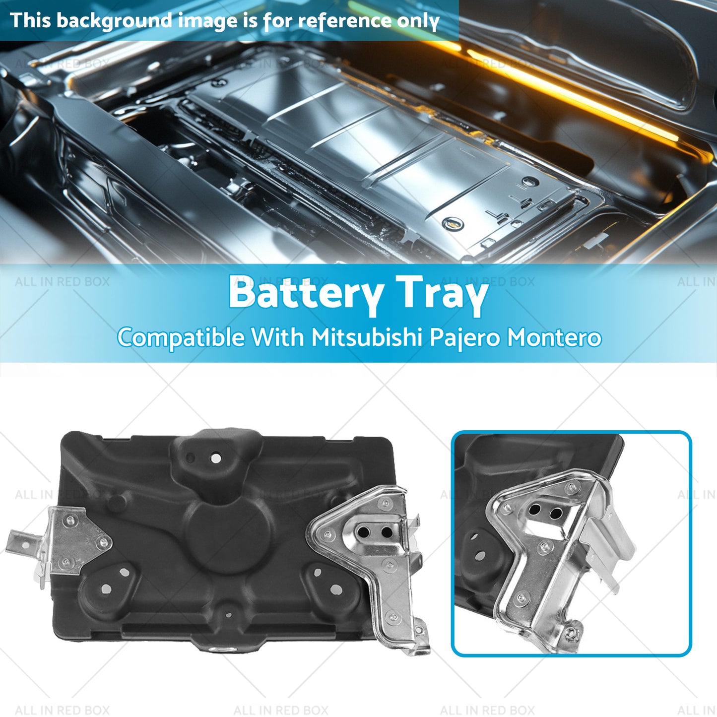 {{ Battery Tray Suitable for Mitsubishi Pajero Montero MR440935 8201A086 }} - Buy Car Parts Online at {{ Kaka Auto Parts }}.