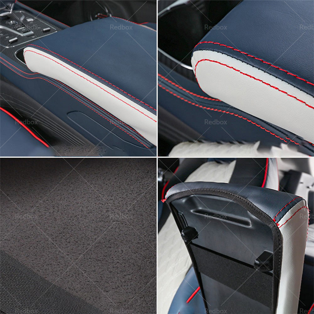 {{ Car Interior Center Console Leather Armrest Mat Cover Suitable ForBYD ATTO 3 22- }} - Buy Car Parts Online at {{ Kaka Auto Parts }}.