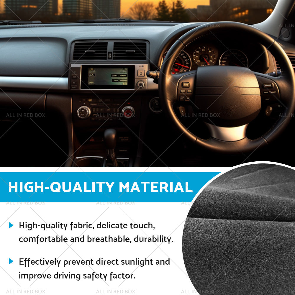 {{ Black Non-Slip Dash Mat Cover Suitable For Mitsubishi Outlander 2006-2012 }} - Buy Car Parts Online at {{ Kaka Auto Parts }}.