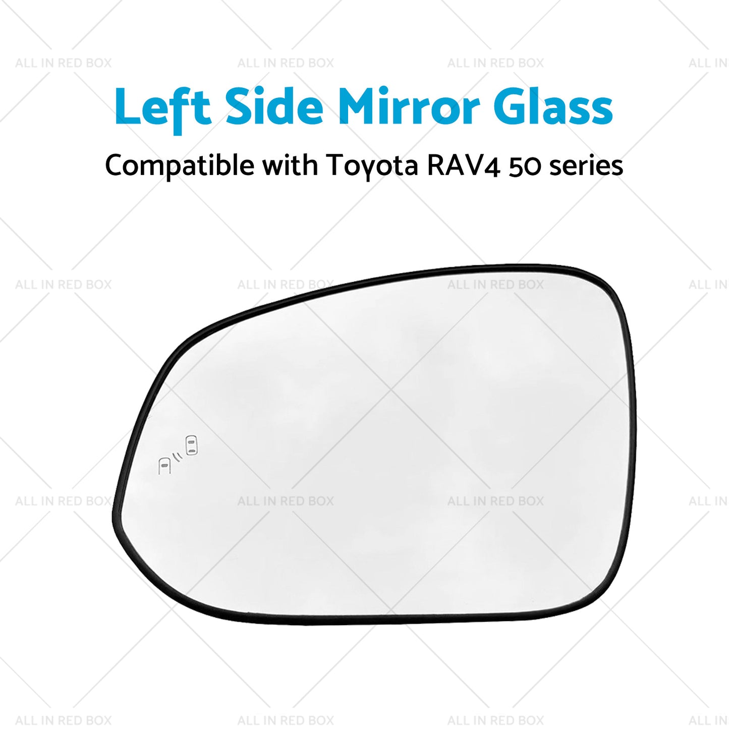 {{ Left Passenger Side Mirror Glass Suitable for Toyota RAV4 2016-2018 }} - Buy Car Parts Online at {{ Kaka Auto Parts }}.