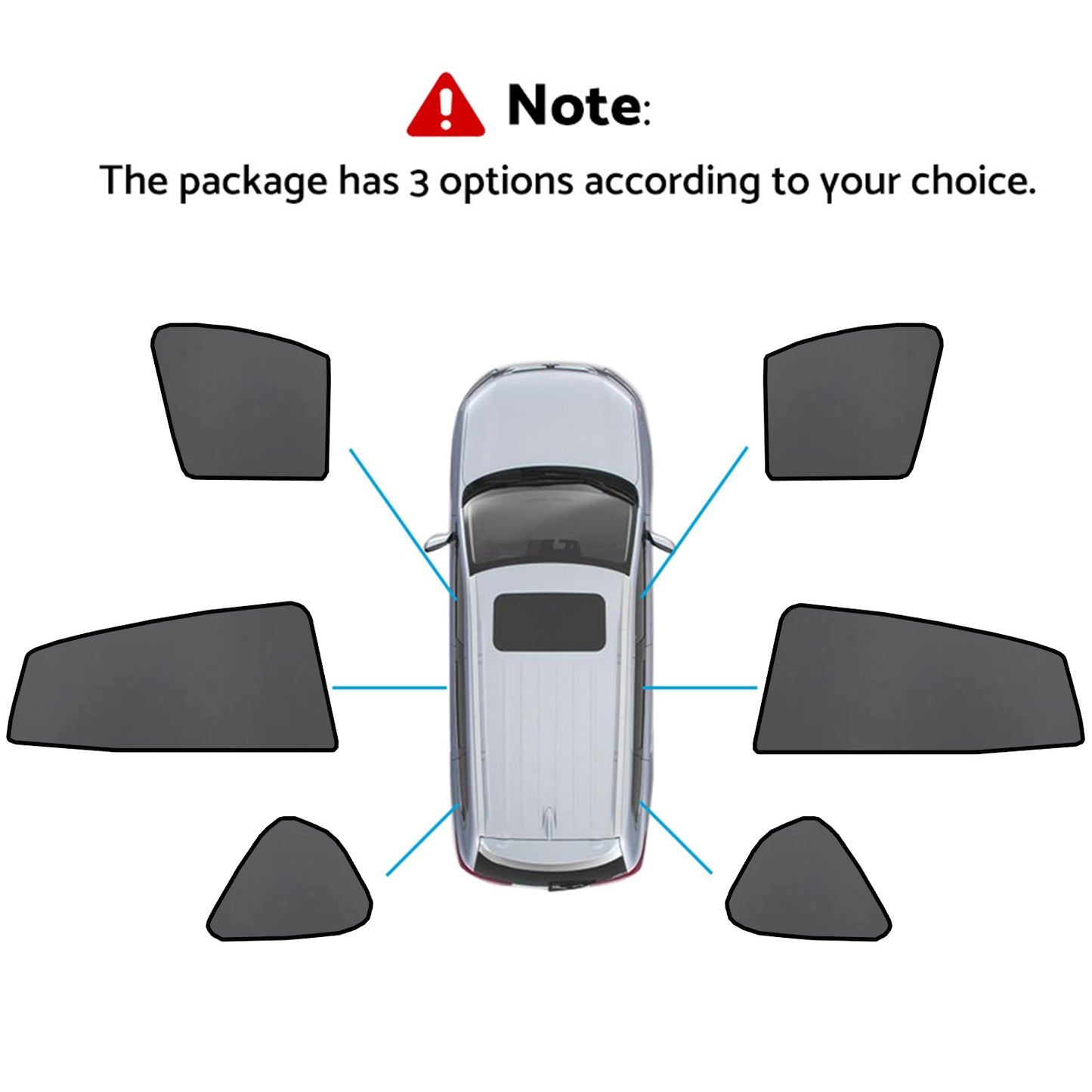 {{ Magnetic Car Window Sun Shades Suitable for Subaru XV/Impreza 2017-2023 }} - Buy Car Parts Online at {{ Kaka Auto Parts }}.