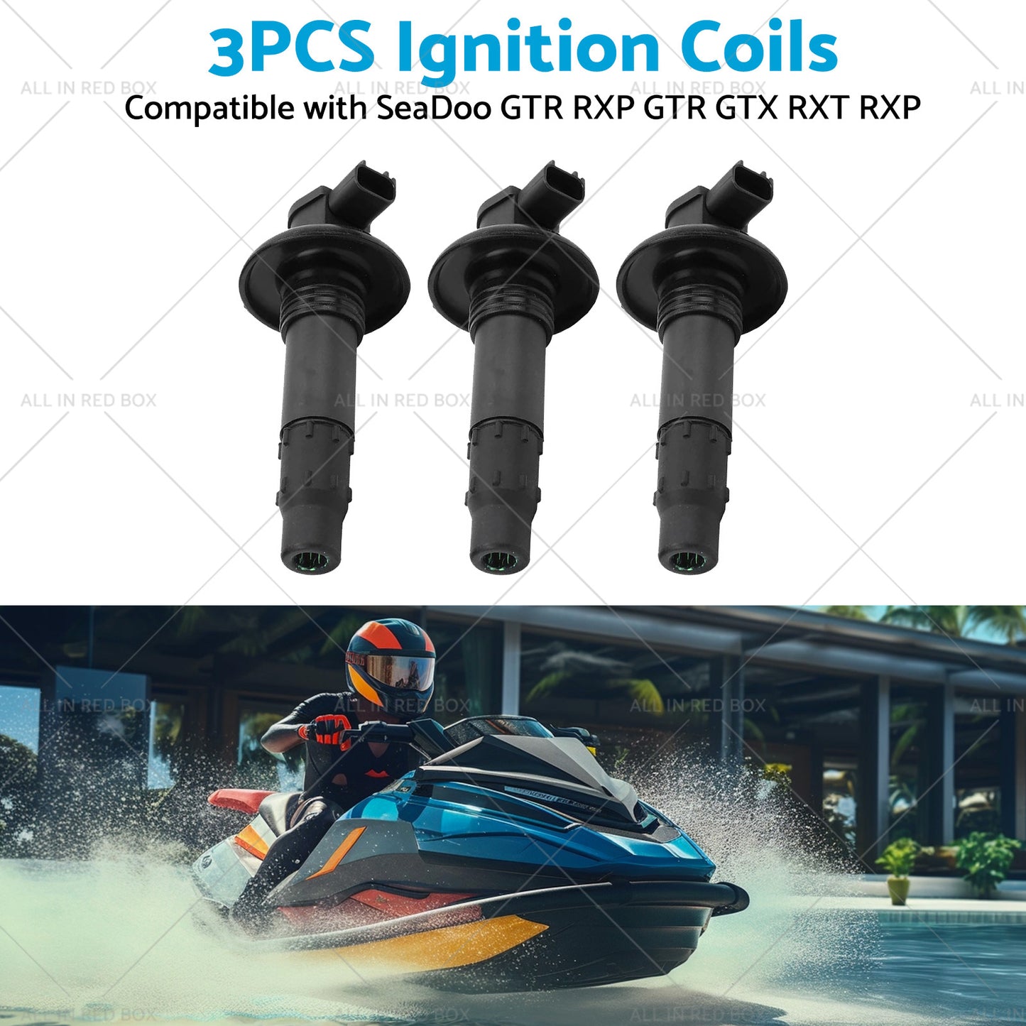 {{ 3PCS Ignition Coil Sticks Suitable For SeaDoo RXP GTI GTS GT5 RXP GTR GTX RXT }} - Buy Car Parts Online at {{ Kaka Auto Parts }}.