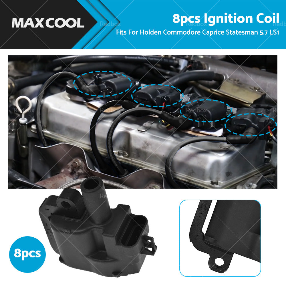 8pcs Ignition Coils Fits For Holden Commodore Caprice Statesman 5. 7 LS1 12558948