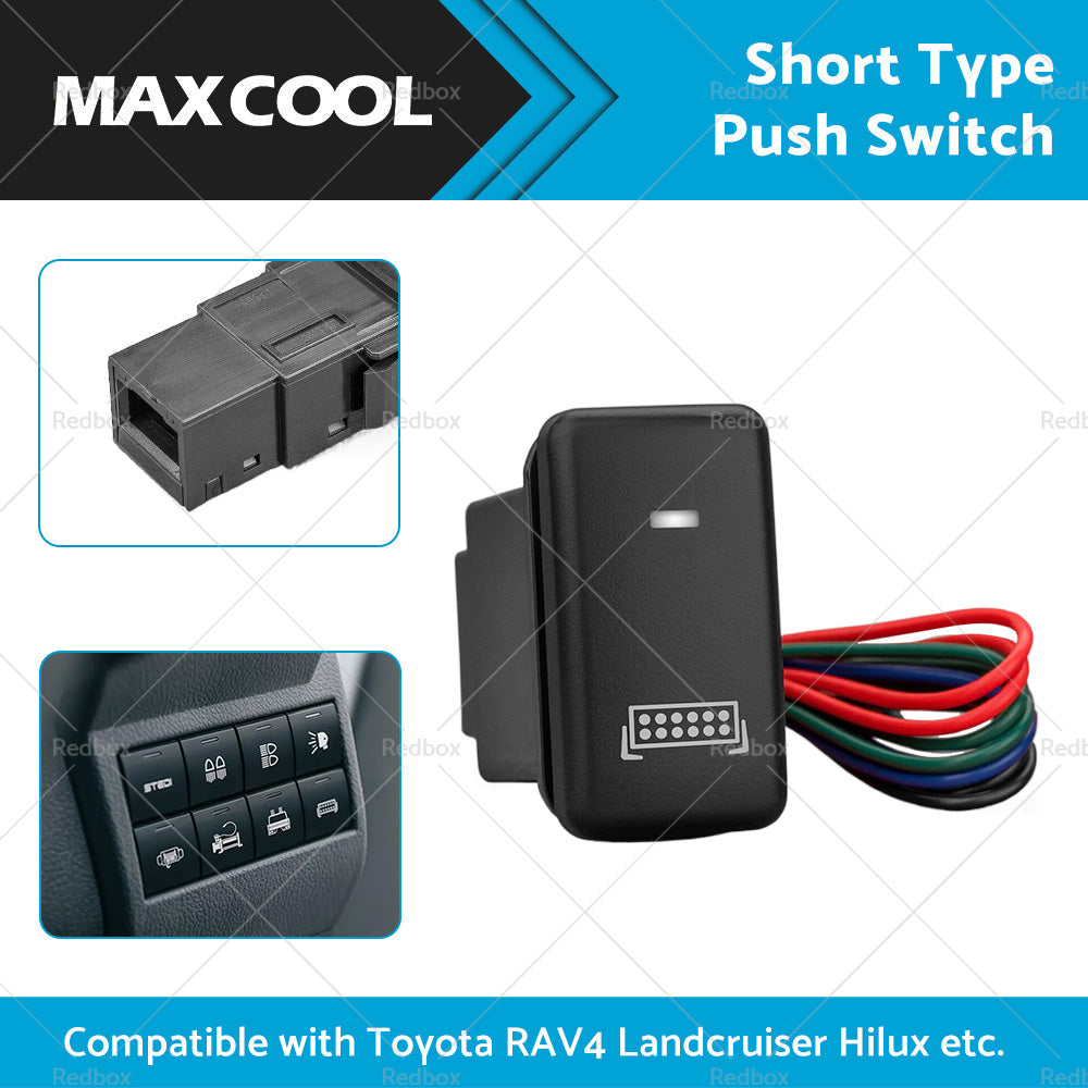 {{ LED Light Bar Short Type Push Switch Suitable For Toyota RAV4 Landcruiser Prado }} - Buy Car Parts Online at {{ Kaka Auto Parts }}.