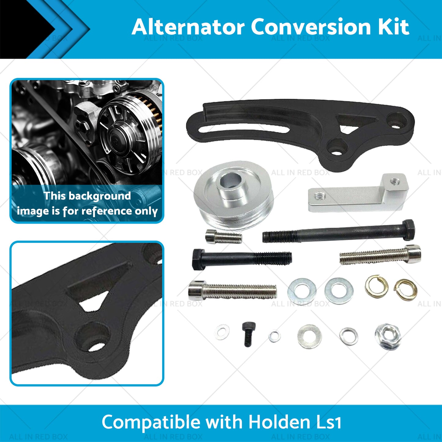 {{ Alternator Conversion Kit Suitable for Holden Ls1 Skyline R32 RB30 RB26 R33 R34 }} - Buy Car Parts Online at {{ Kaka Auto Parts }}.