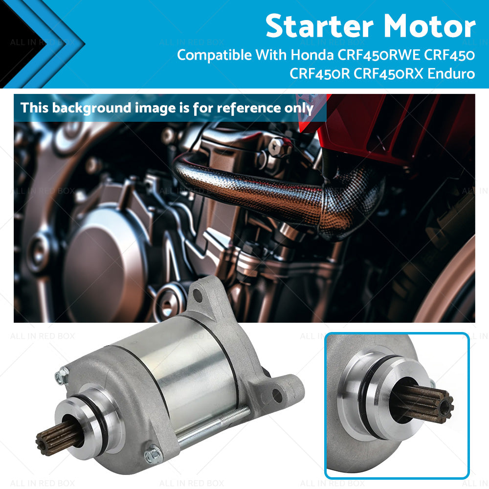 {{ Starter Motor Suitable For Honda CRF450RWE CRF450 CRF450R 450RX Enduro 2019-2022 }} - Buy Car Parts Online at {{ Kaka Auto Parts }}.