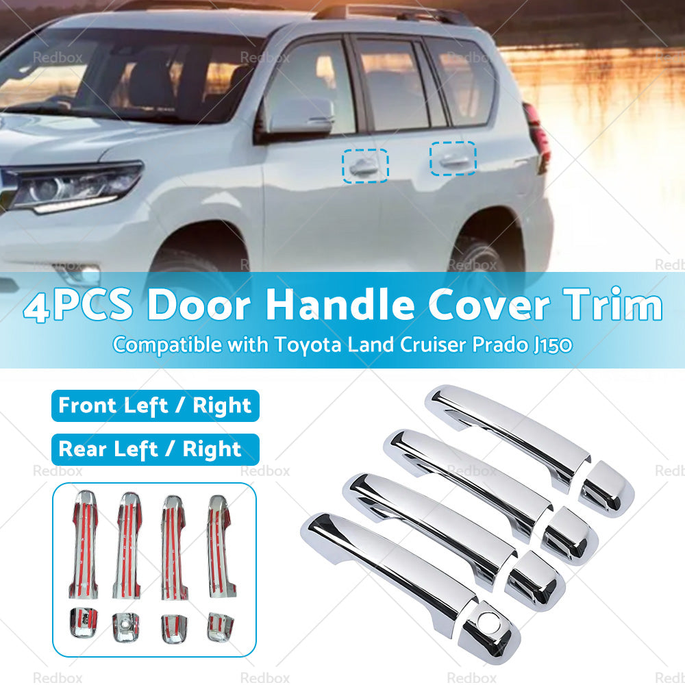 {{ Suitable For Toyota Land Cruiser Prado J150 Car Door Handle Cover Chrome Trim }} - Buy Car Parts Online at {{ Kaka Auto Parts }}.