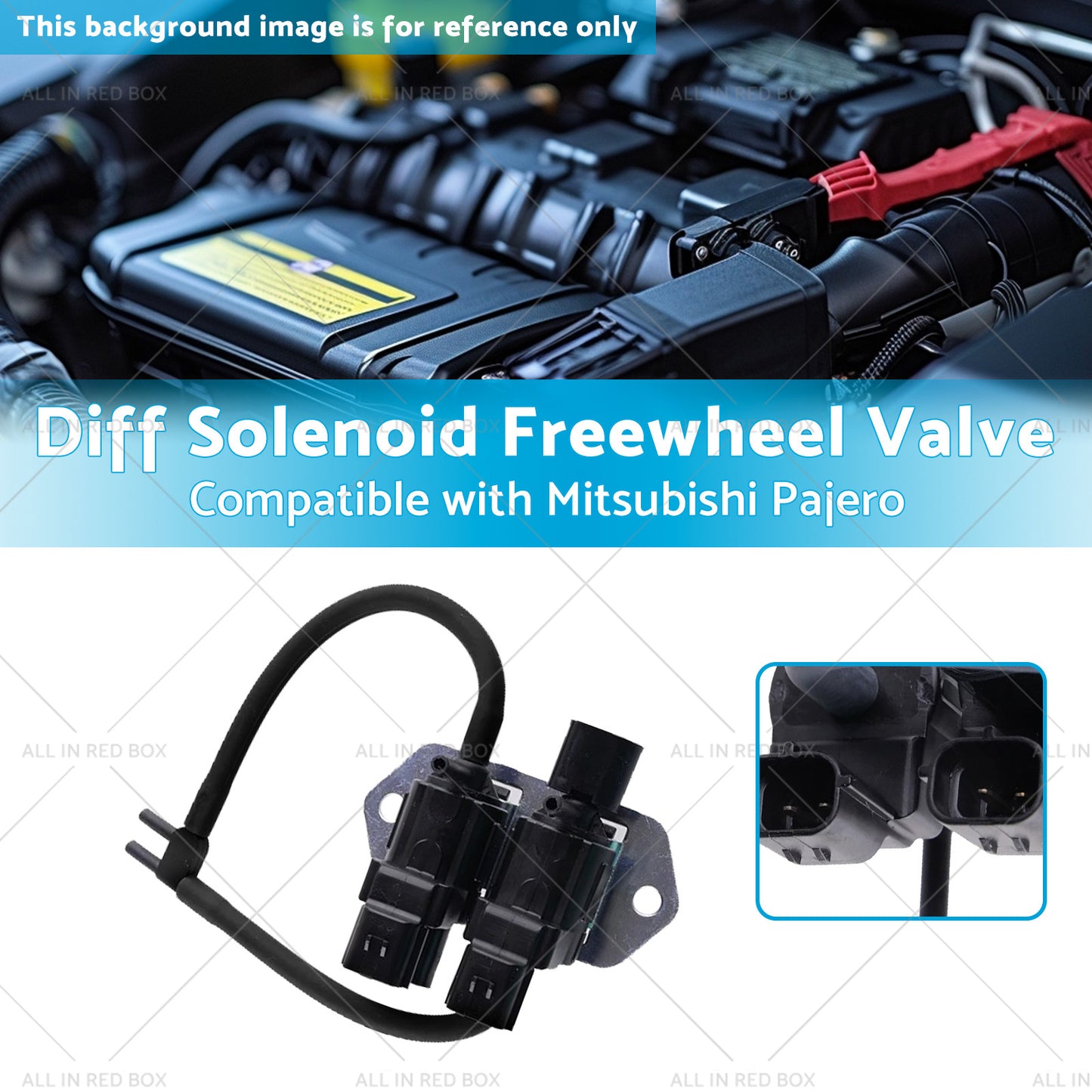 {{ Front Diff Solenoid Freewheel Valve Suitable for Mitsubishi Pajero NW NX 07-17 }} - Buy Car Parts Online at {{ Kaka Auto Parts }}.