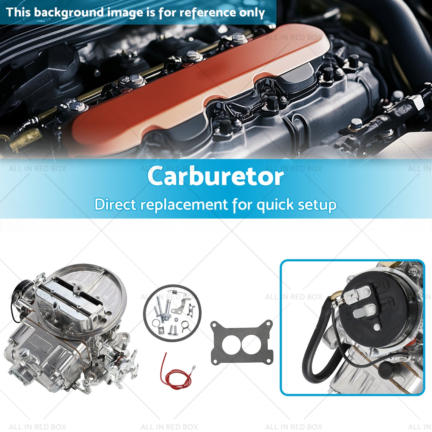 {{ Carburetor Electric Choke 2Barrel Suitable For Holley 0-80350 2300 350CFM }} - Buy Car Parts Online at {{ Kaka Auto Parts }}.