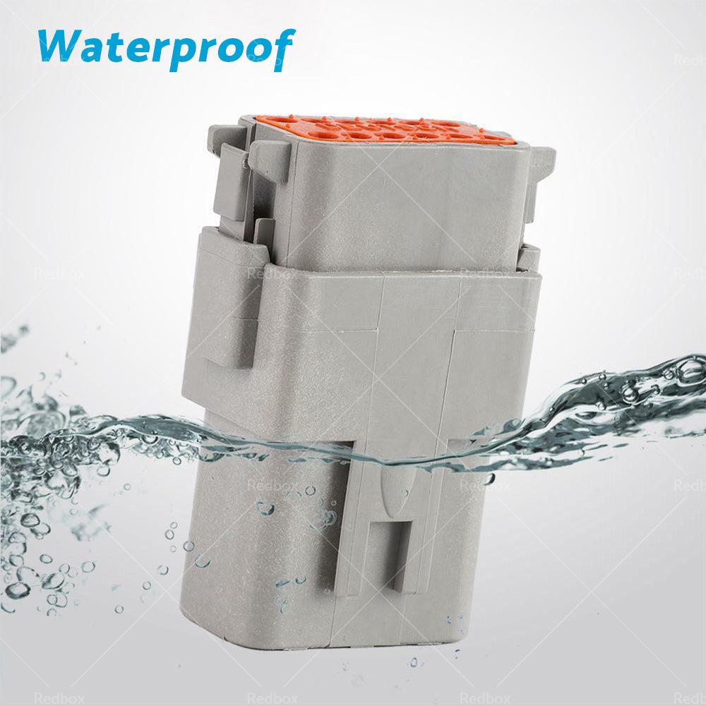 Deutsch DT 12-Way 12 Pin Electrical Connector Waterproof Plug Kit Male and Female