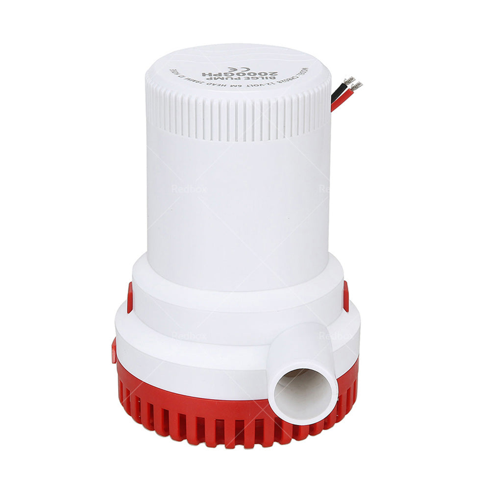 2000 GPH 12v Boat Marine Plumbing Bilge Water Pump Submersible Electric Pump