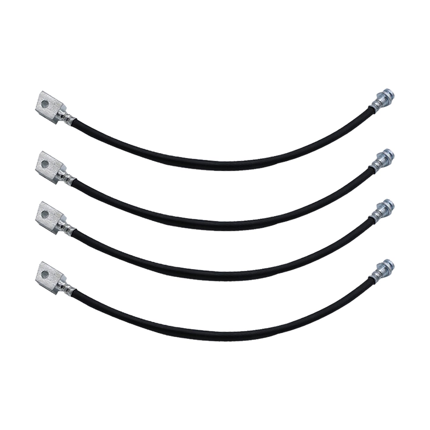 {{ 4PCS Extended Brake Line Hoses Braided Suitable For Nissan Patrol GQ GU Y60 Y61 }} - Buy Car Parts Online at {{ Kaka Auto Parts }}.