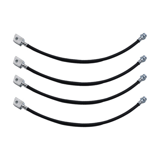 {{ 4PCS Extended Brake Line Hoses Braided Suitable For Nissan Patrol GQ GU Y60 Y61 }} - Buy Car Parts Online at {{ Kaka Auto Parts }}.
