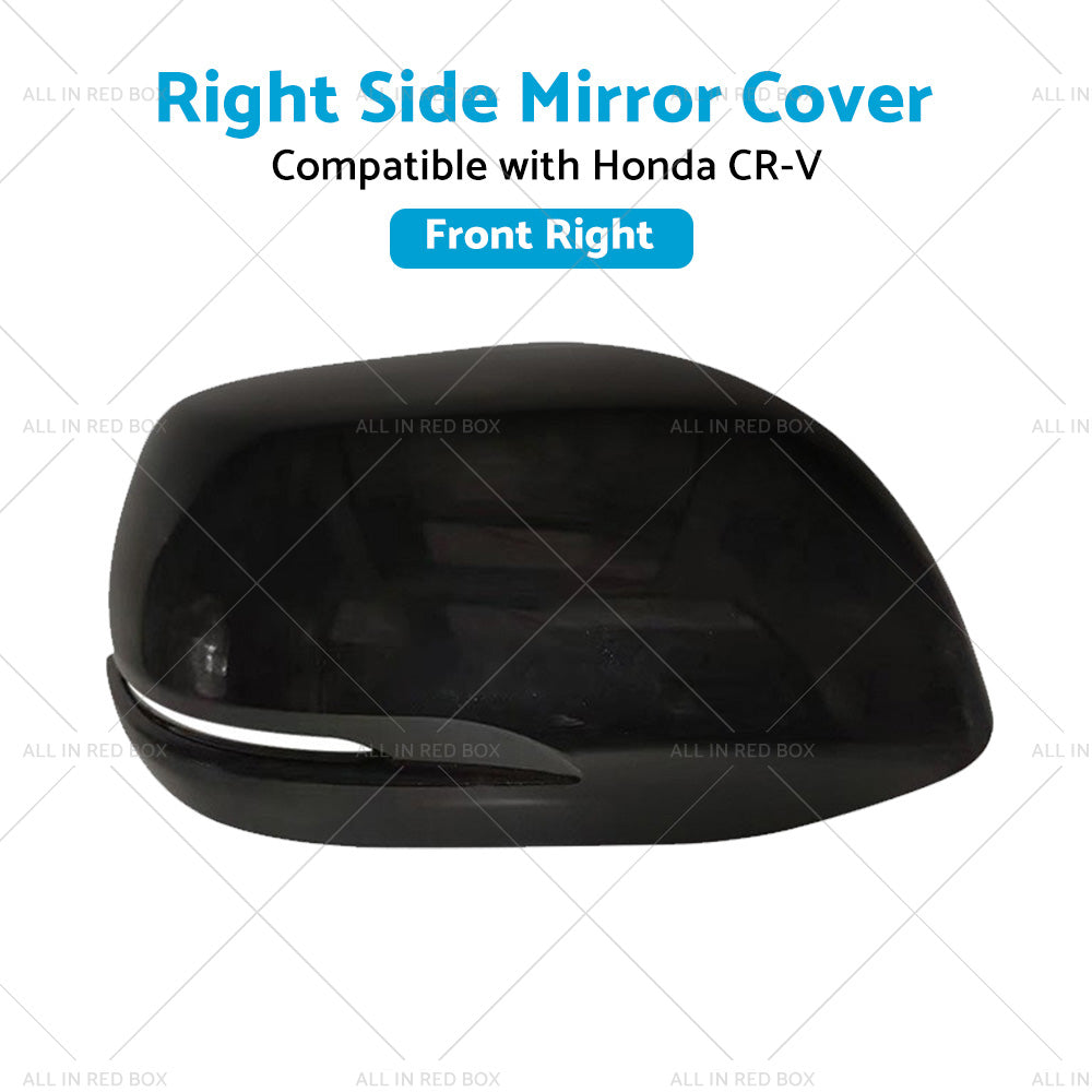 {{ RH Mirror Cover Housing Cap Suitable for Honda CR-V 12- NH731P Crystal Black }} - Buy Car Parts Online at {{ Kaka Auto Parts }}.