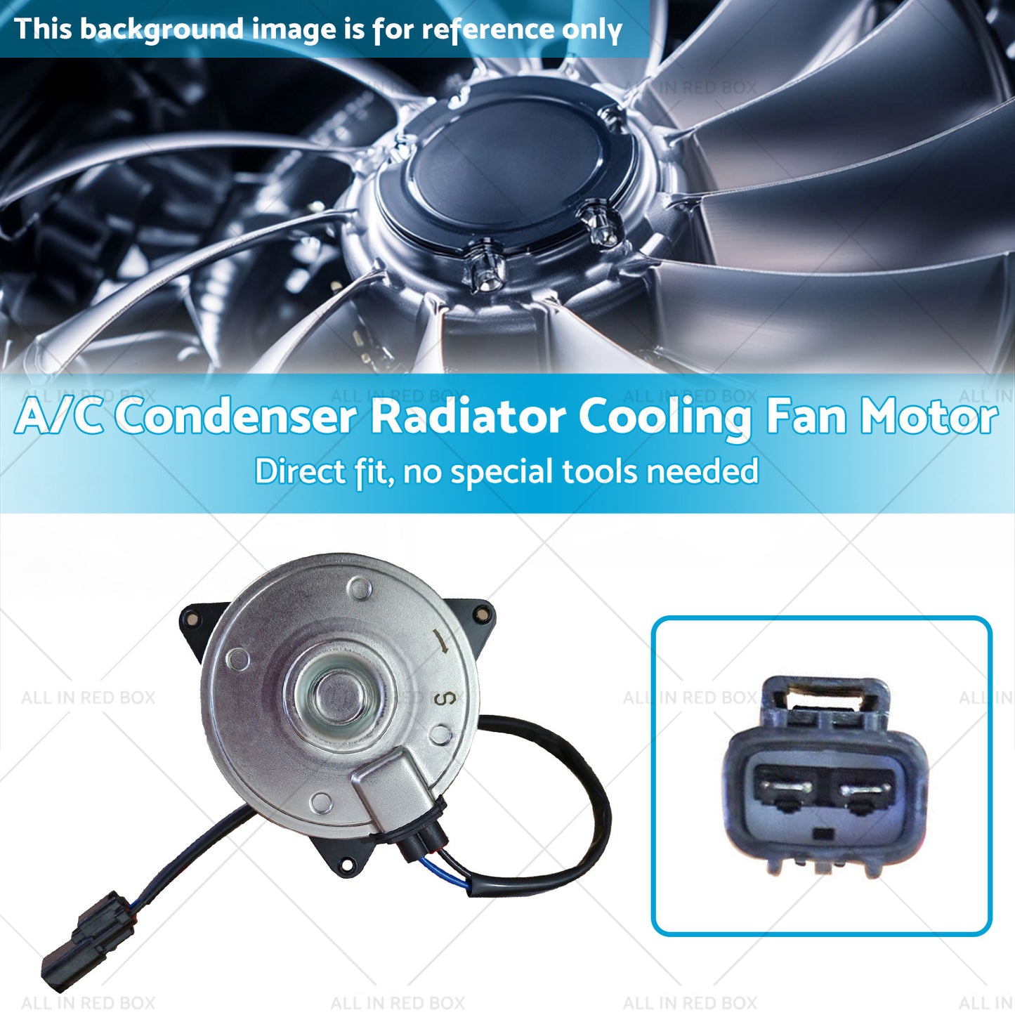 {{ A/C Condenser Radiator Cooling Fan Motor Suitable For Honda Accord 19030-R40-A01 }} - Buy Car Parts Online at {{ Kaka Auto Parts }}.