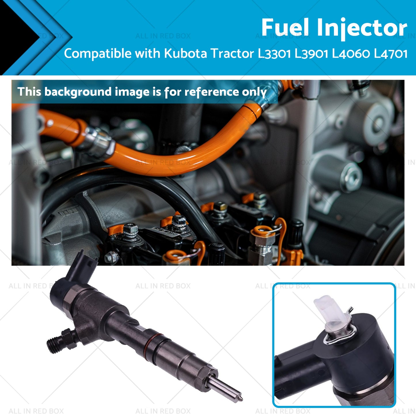 {{ Fuel Injector Suitable for Kubota Tractor L3301 L3901 L4060 L4701 0445110775 }} - Buy Car Parts Online at {{ Kaka Auto Parts }}.