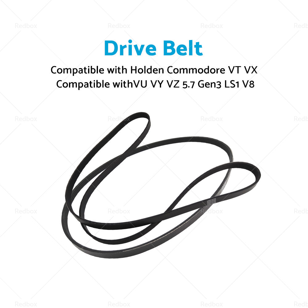 Drive Belt For Holden Commodore VT VX VU VY VZ 5. 7 Gen3 LS1 V8 4PK1100 6PK1995