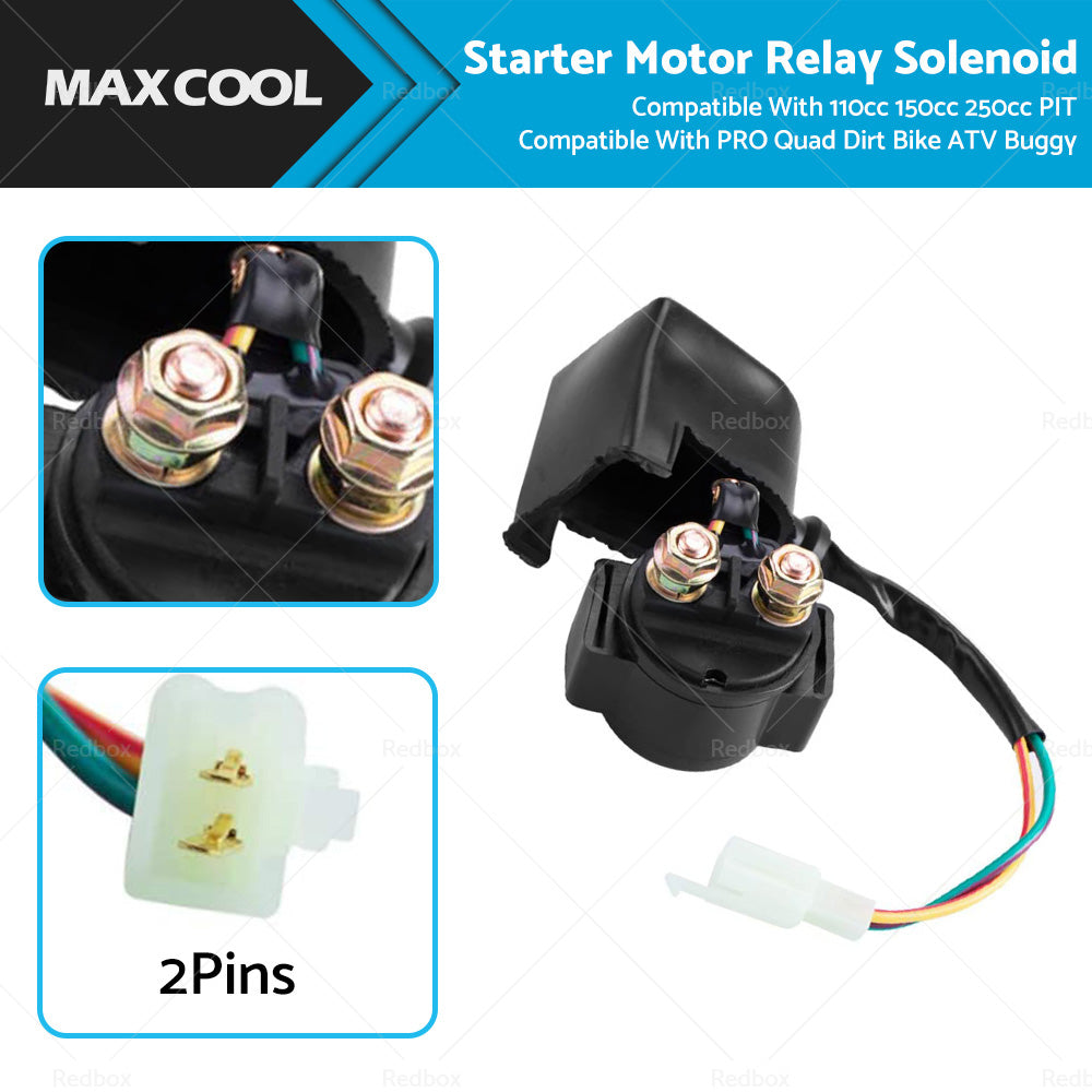 {{ Starter Motor Relay Solenoid 110cc 150cc 250cc PIT PRO Quad Dirt Bike ATV Buggy }} - Buy Car Parts Online at {{ Kaka Auto Parts }}.