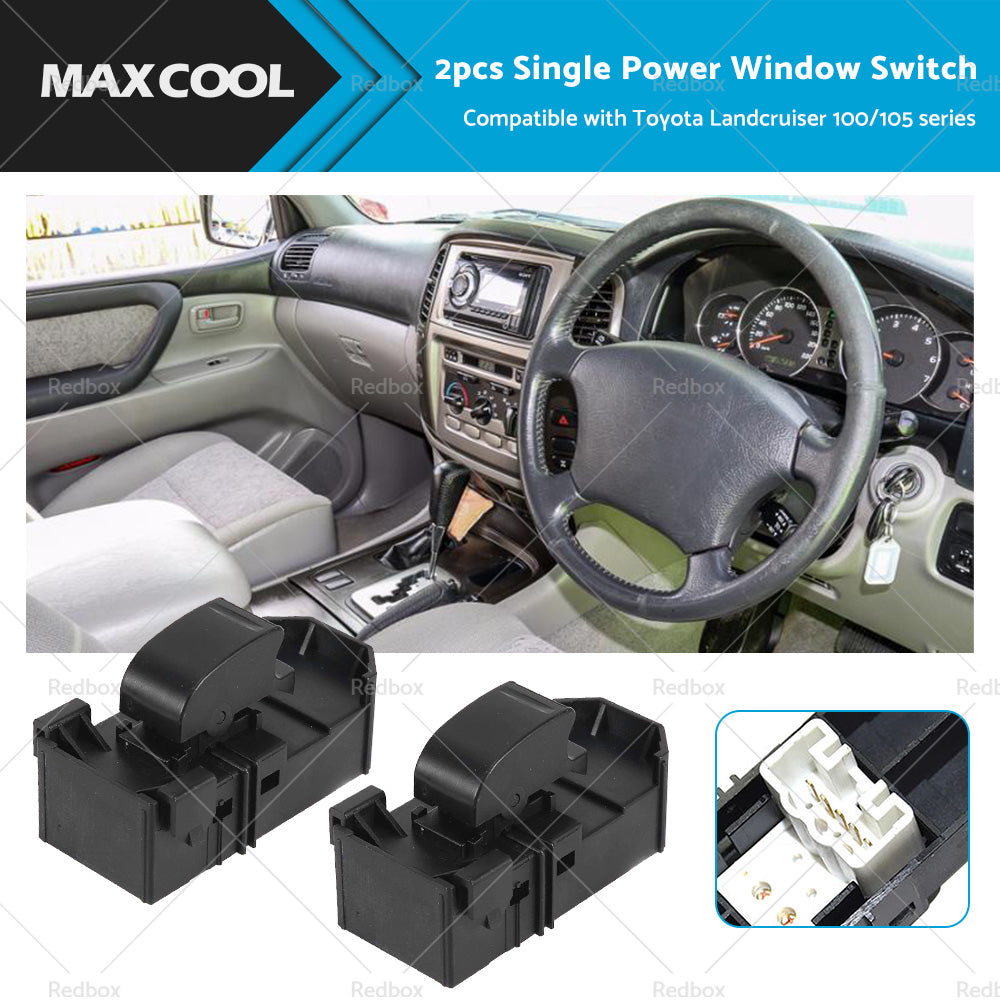 {{ 2 Single Window Switch Suitable For Toyota Landcruiser 100 105 98-07 84810-60050 }} - Buy Car Parts Online at {{ Kaka Auto Parts }}.