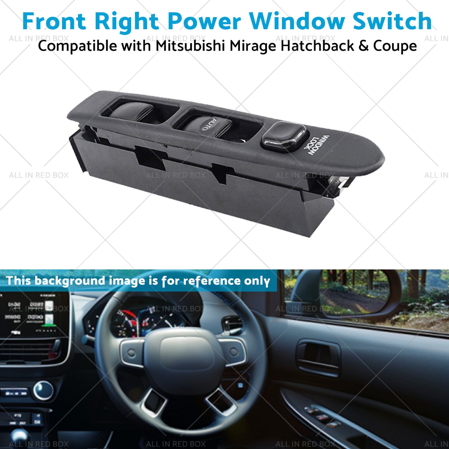 {{ Right Power Window Switch Main Control Suitable For Satria Arena Mirrage Jumbuck }} - Buy Car Parts Online at {{ Kaka Auto Parts }}.