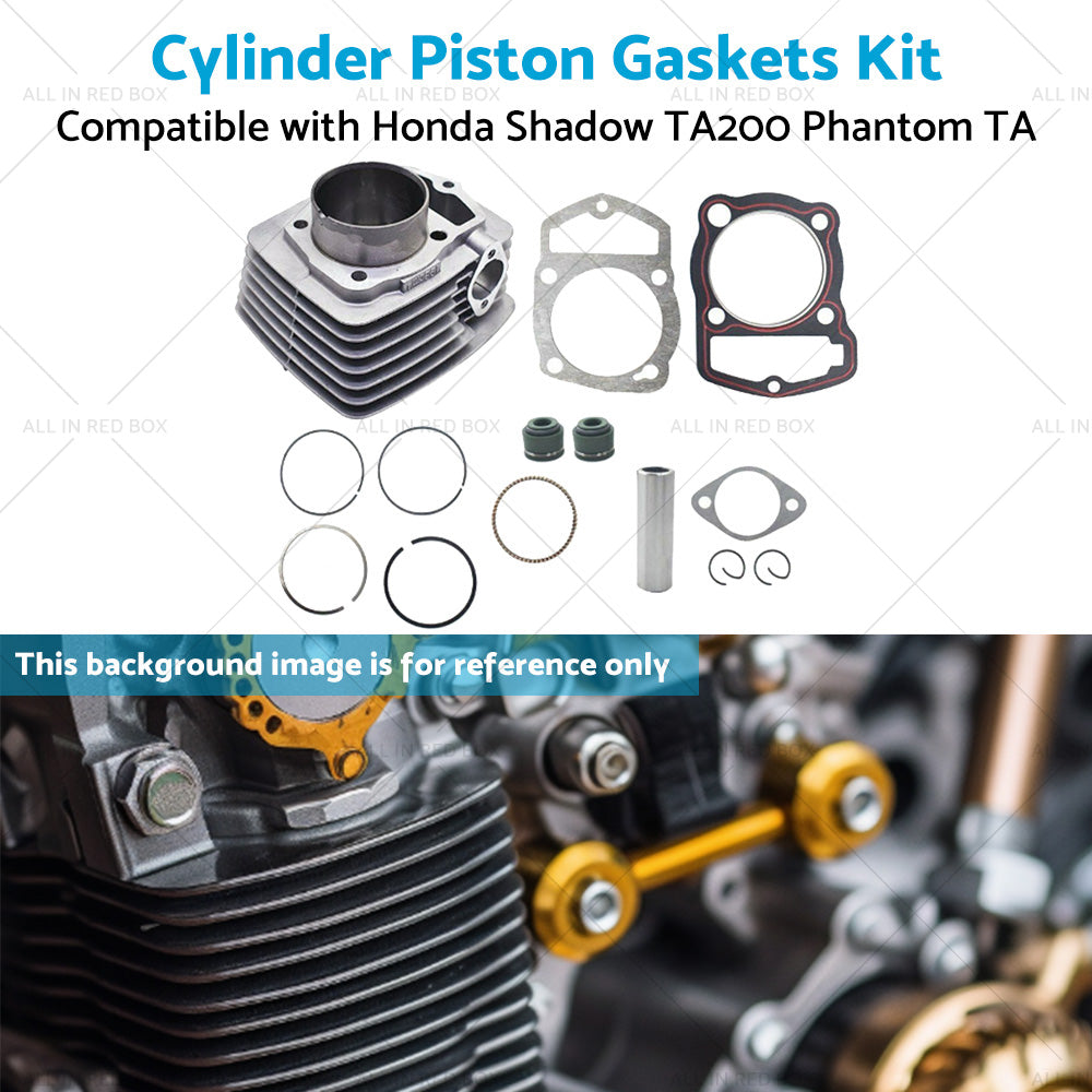 {{ Cylinder Piston Gaskets Kit 63. 5mm Suitable For Honda 250ml ATC200 XL200 250cc }} - Buy Car Parts Online at {{ Kaka Auto Parts }}.
