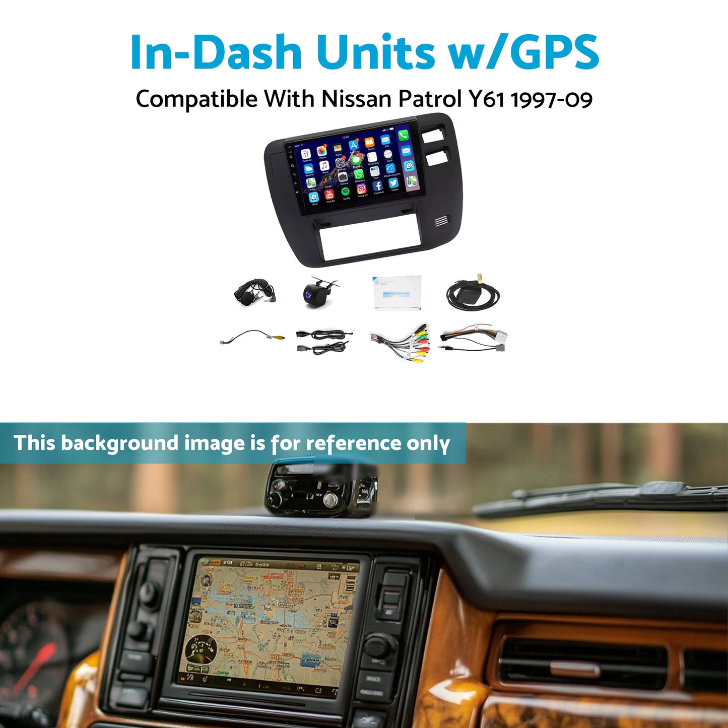 {{ 9in Multimedia Head Unit Suitable For Nissan Patrol 1997-2009 Right-Hand Drive }} - Buy Car Parts Online at {{ Kaka Auto Parts }}.