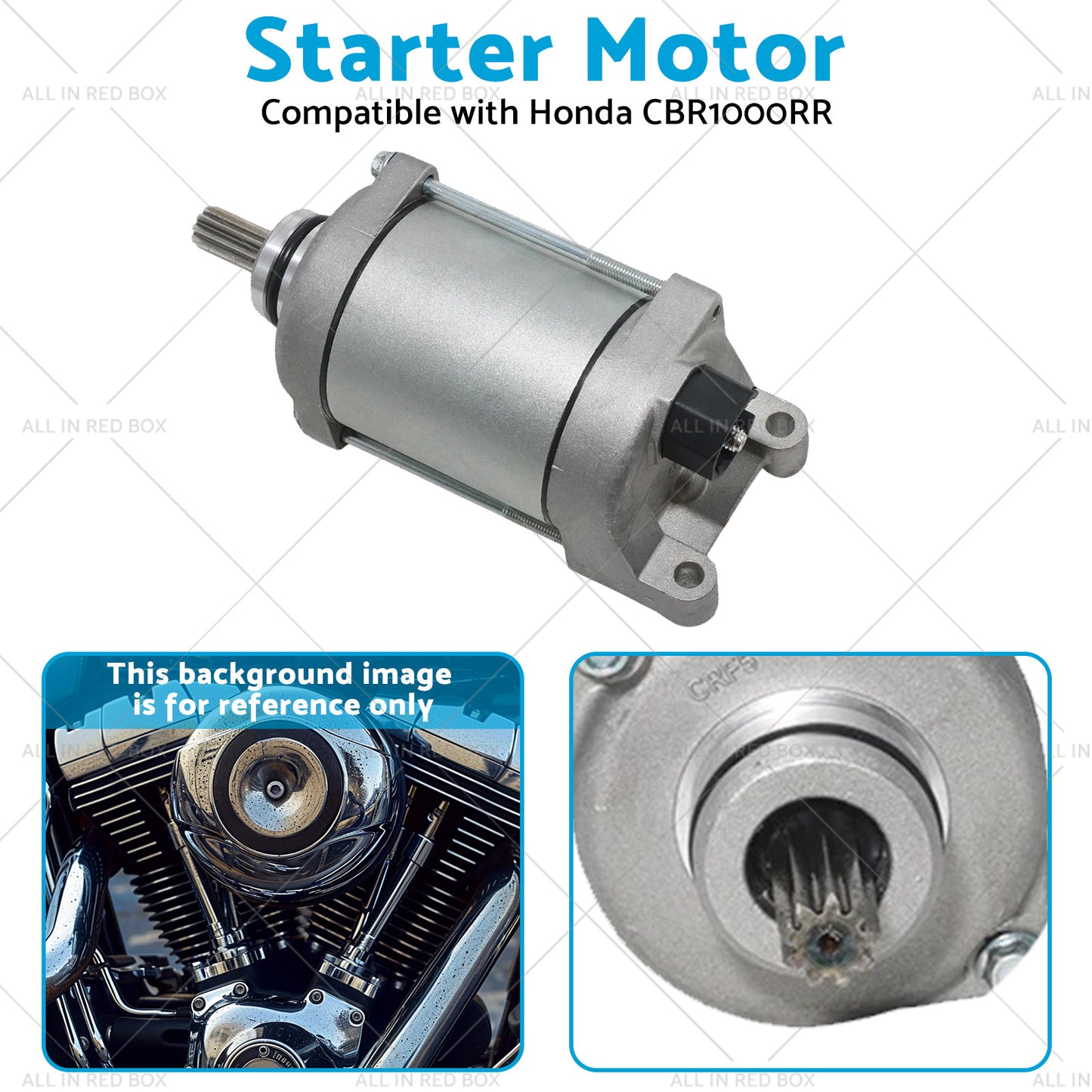 {{ Starter Motor Suitable for Honda CBR1000RR Fireblade 08-21 31200-MFL-003 }} - Buy Car Parts Online at {{ Kaka Auto Parts }}.