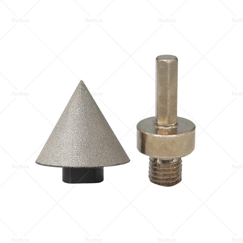 {{ 60隆茫 1 Pcs 50mm Diamond Chamfer Finger Bit Ceramic Tile Milling Cone Bit Cut }} - Buy Car Parts Online at {{ Kaka Auto Parts }}.