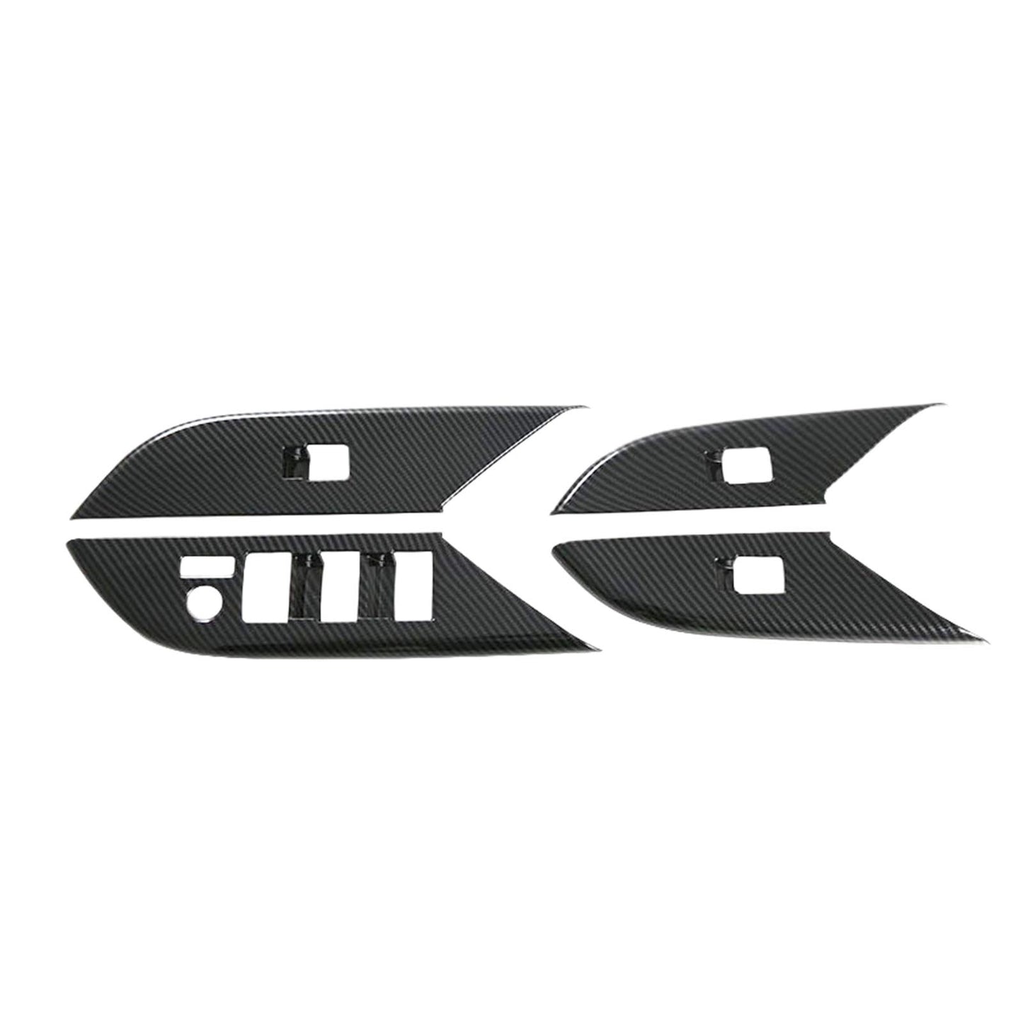 4PCS Window Lift Panel Cover Trim Sticker Suitable For Toyota Hilux Revo 2024