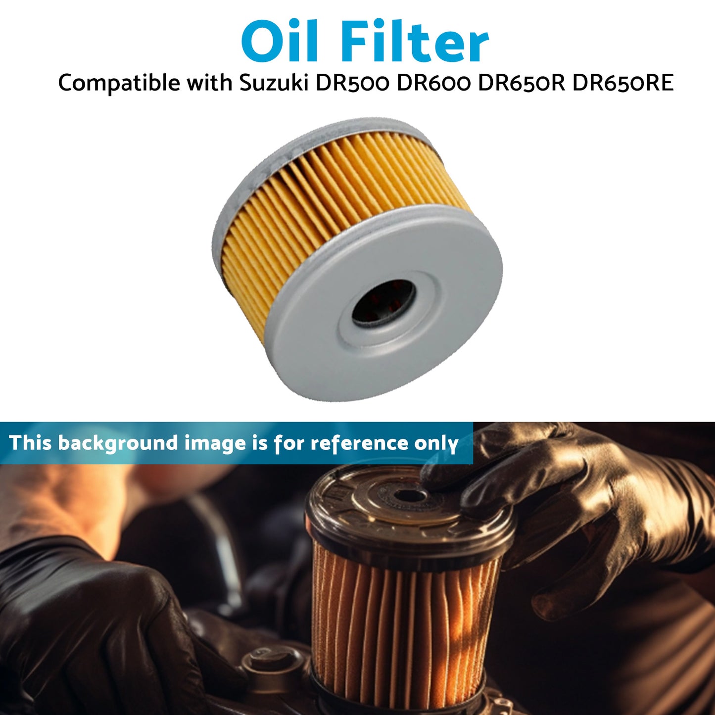 {{ 3x Oil Filter Suitable for Suzuki DR650 DR600 DR500 DR 650 DR650SE Triple Pack }} - Buy Car Parts Online at {{ Kaka Auto Parts }}.