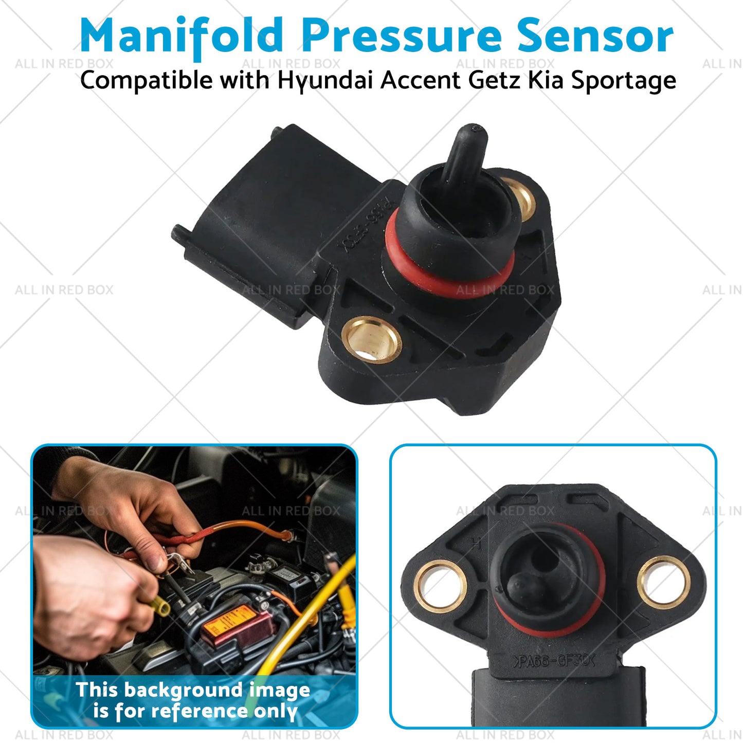 {{ Manifold Pressure Sensor Suitable for Hyundai Accent Tucson Getz Kia Rio }} - Buy Car Parts Online at {{ Kaka Auto Parts }}.